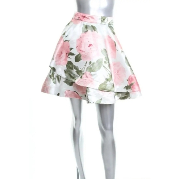 Speechless Dresses & Skirts - Speechless Juniors Floral Rose Multi Tiered Circle Spring Mini Skirt